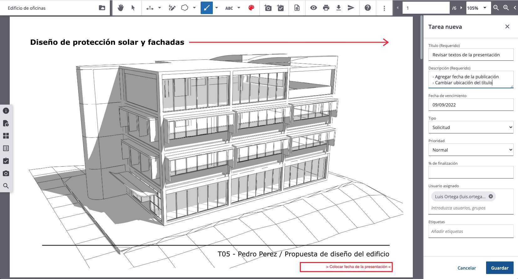Ficha de entrada de información